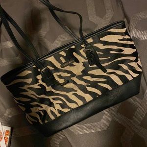 Animal print bag